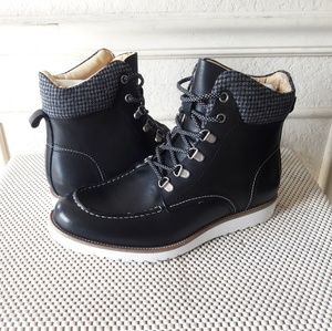English Laundry leather boots